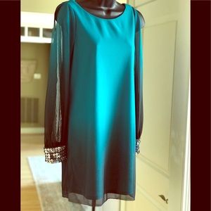 Turquoise hombre cocktail dress*NEW*